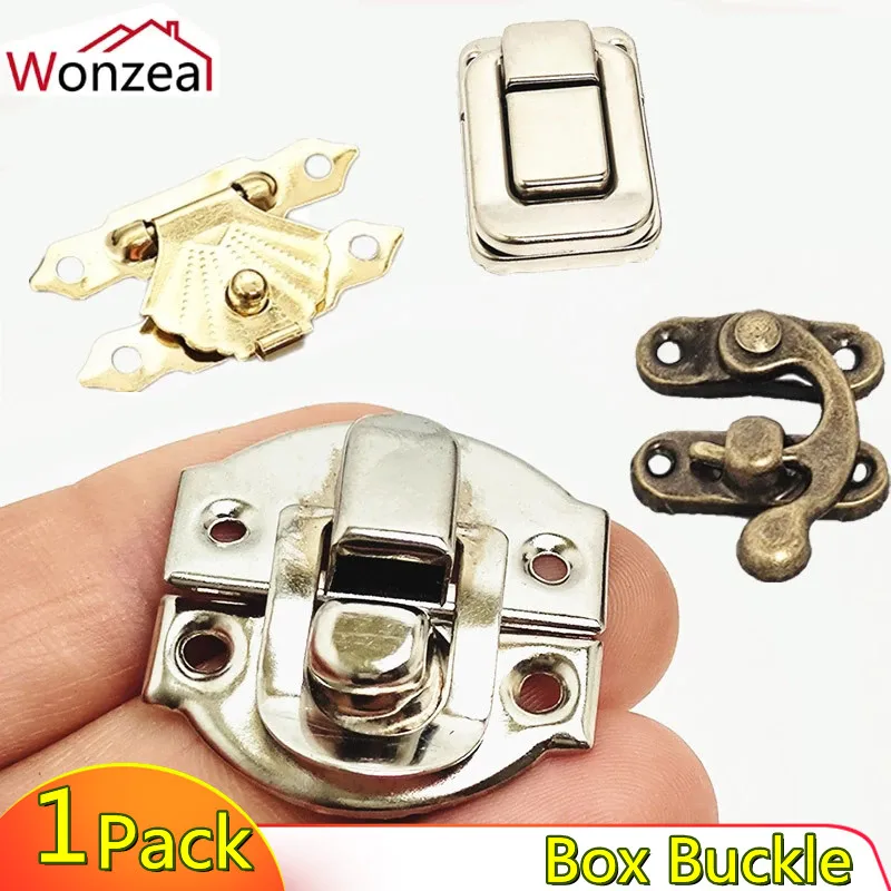 Box Latch Hasps Buckle Antique Brass Latches Catches Jewelry Bucklealloy Wooden Case Hook Lock Furniture Hardware furniture hardware,toggle latches,jewelry box hasps,decorative latches