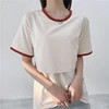 Summer Maternity short-sleeved breastfeeding T-shirt Nursing Tops Short Sleeve T-shirt Plus Size S-2XL Maternity Clothing Tees 2