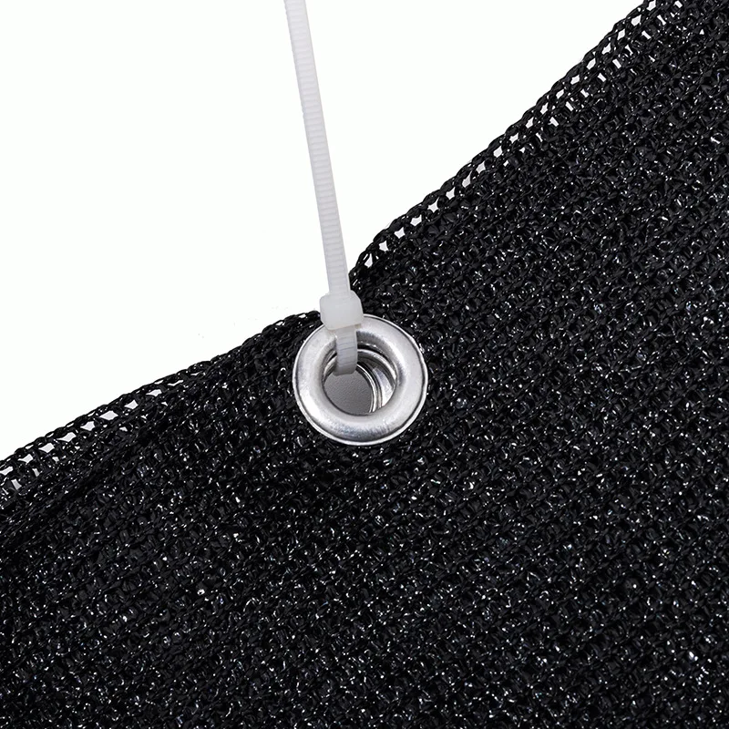 balcony fence cover with Brass Grommet 90% Blockage Windscreen Outdoor Mesh Fencing Cover Netting 3