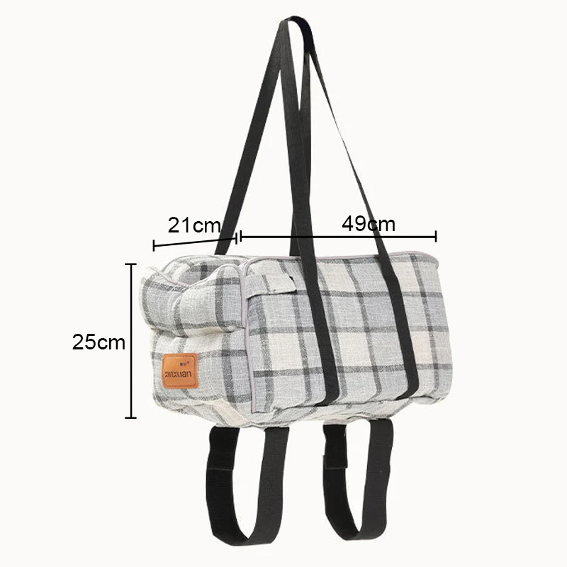 Plaid with handle