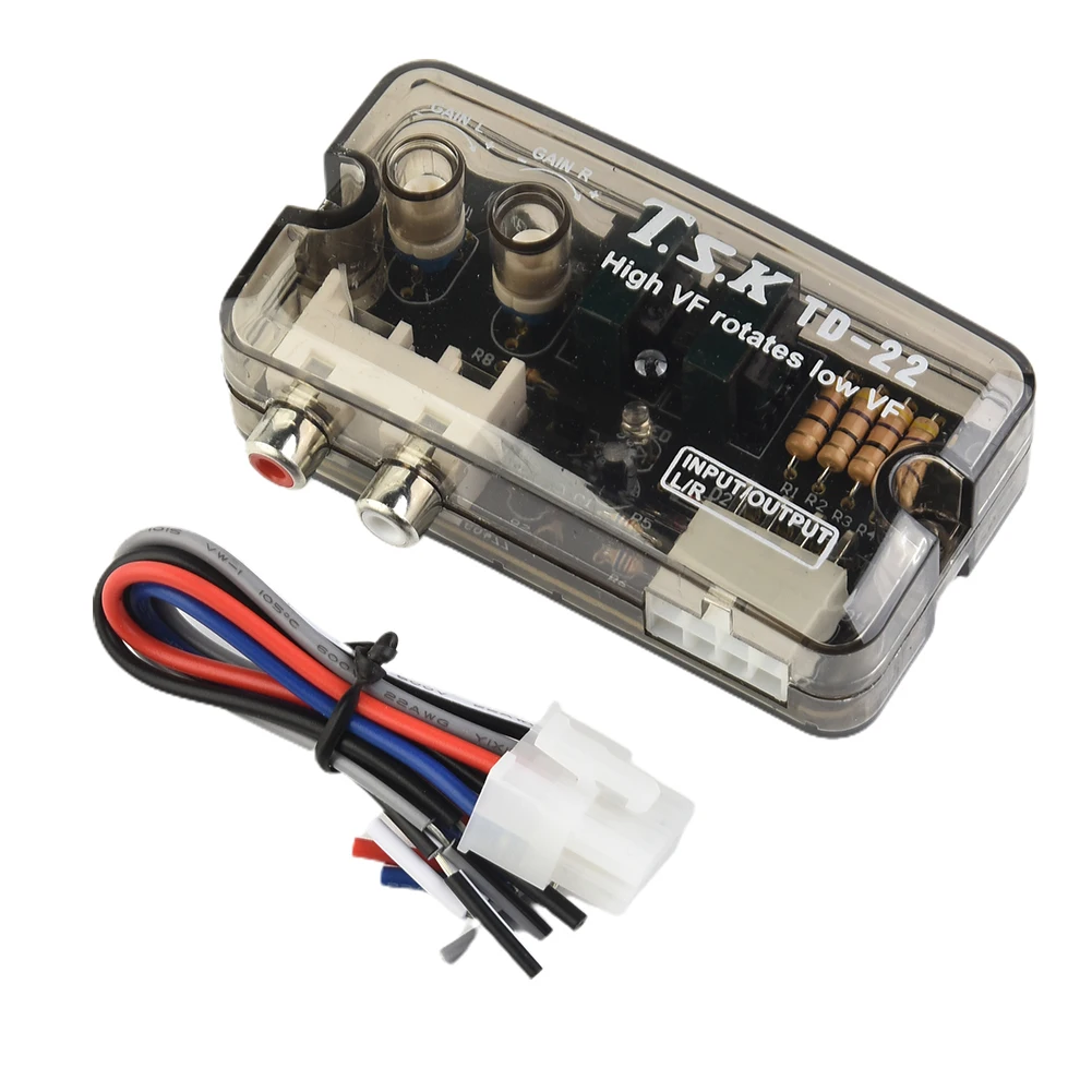 

Adapter Car Converter 12V RCA Stereo Audio Converter Auto Car Converter Adapter New Arrival Speaker Level Converter