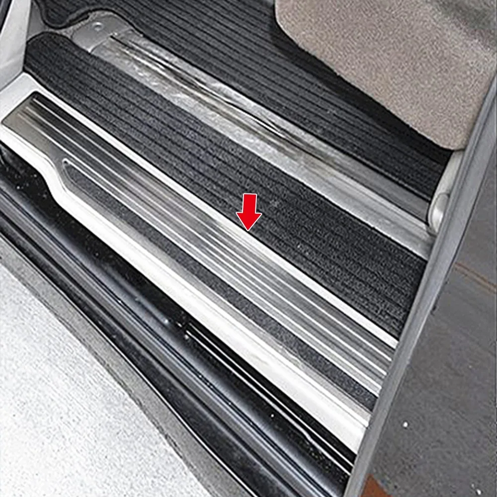 Door Sill Protector 4PCS Stainless Steel Non-slip Door Sill Scuff Plate Car Styling Anti Scratch For Honda STEPWGN RP1/4 2015