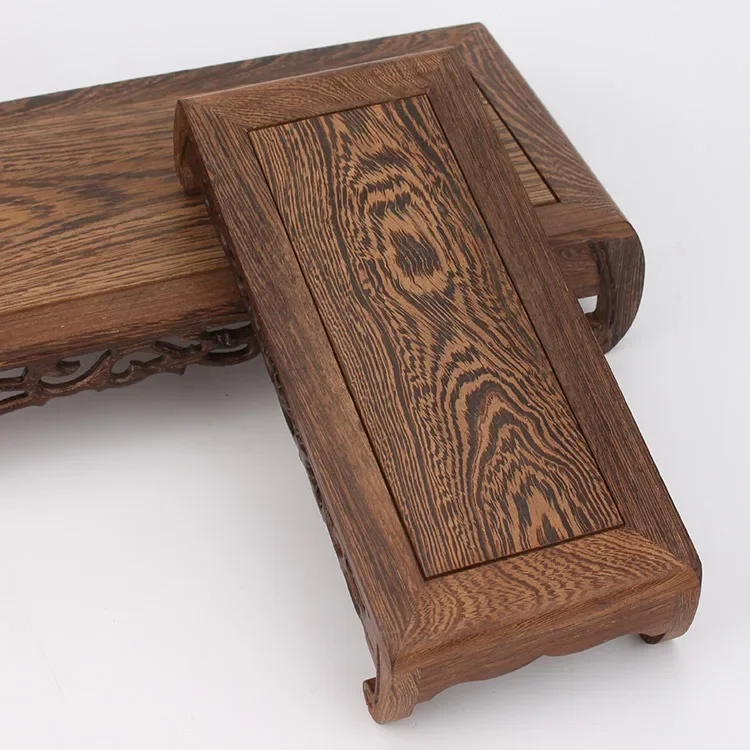 Holz-Pflanzenständer in Verschiedenen Größen (4 Größen) - Vielseitig Einsetzbar für Aquarien, Süßigkeitentische & Teesets | Robuster Sockelständer – Detail 14