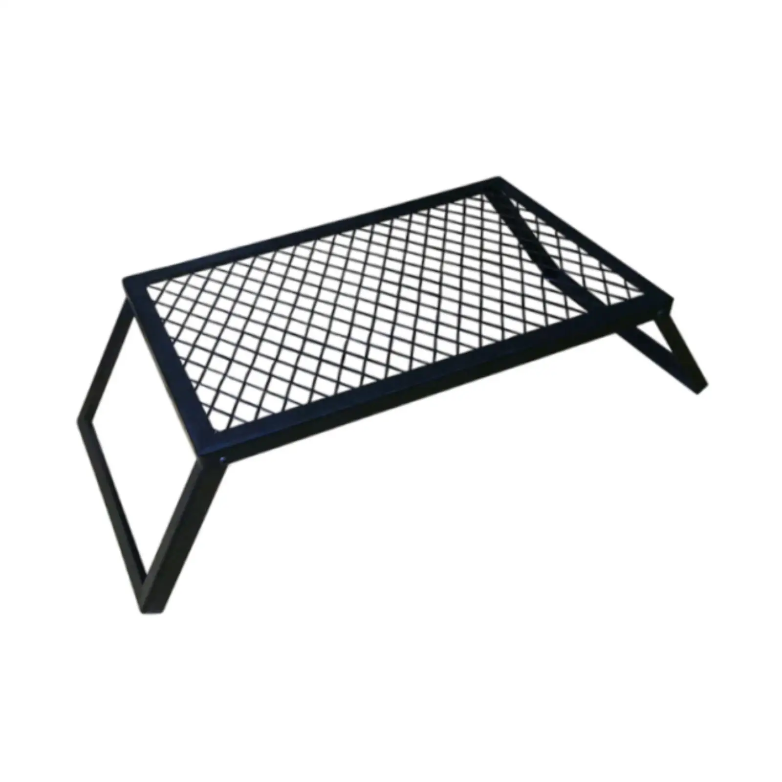 Folded Campfire Grill Grate Portable Multifunctional BBQ Grill Camping Grill for RV Camping Hunting Adventures Trip Fishing