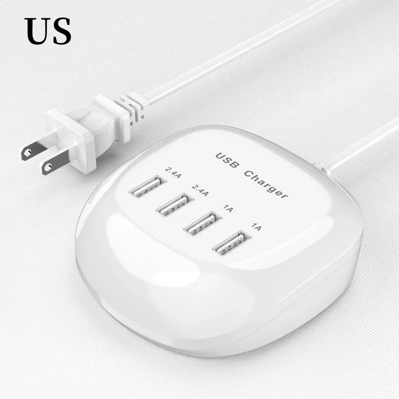 Stazione Di Ricarica USB A 10 Porte, Hub Di Ricarica USB C, Spina - Foto 6