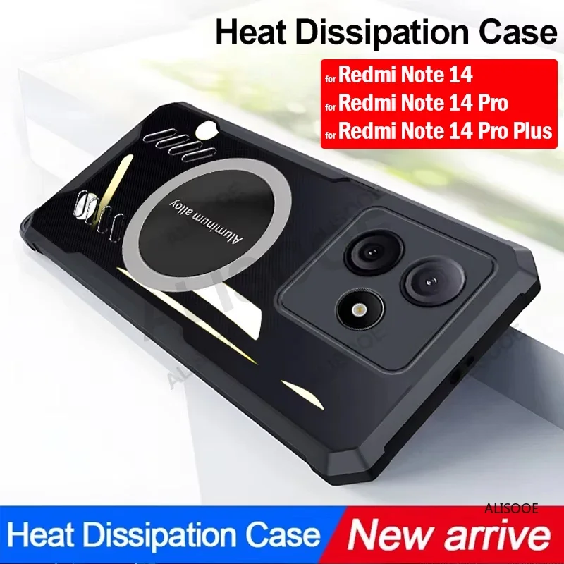 Transparent Heat Dissipation Protective Case with Clear Back