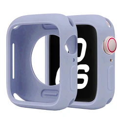Durable Silicone Apple Watch Protective Case Bumper Cover for 46mm Series 11 - 10 (19 lavender grey)