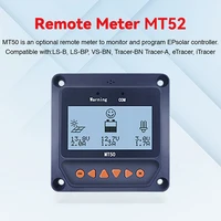 ECGSOLAX MT52 affichage de compteur à distance pour EPEVER MPPT contrôleur de Charge solaire Tracer-AN série G3 compteur à distance avec LCD MT52 2