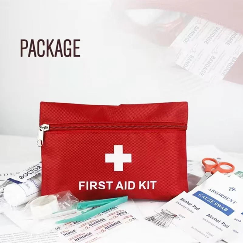 First Aid Kit Waterproof Mini Outdoor Travel Car Home Small Medical Box Emergency Survival