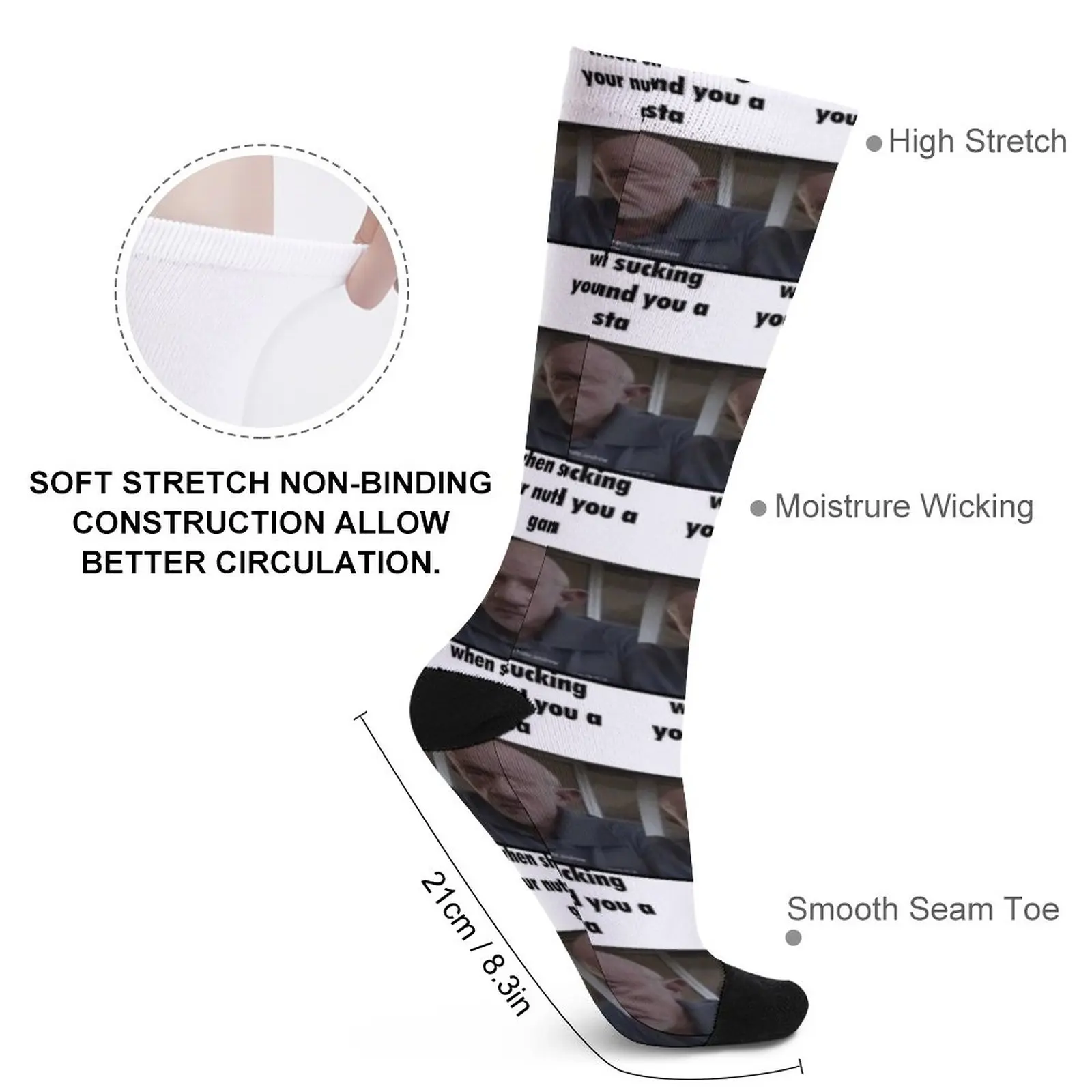 mike from breaking bad gangsta Socks compression stockings for Women basket ball