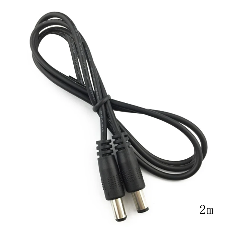 

DC5.5x2.1mm Male-Male Extender Cable for CCTV Wireless Indoor Camera, LED Strip
