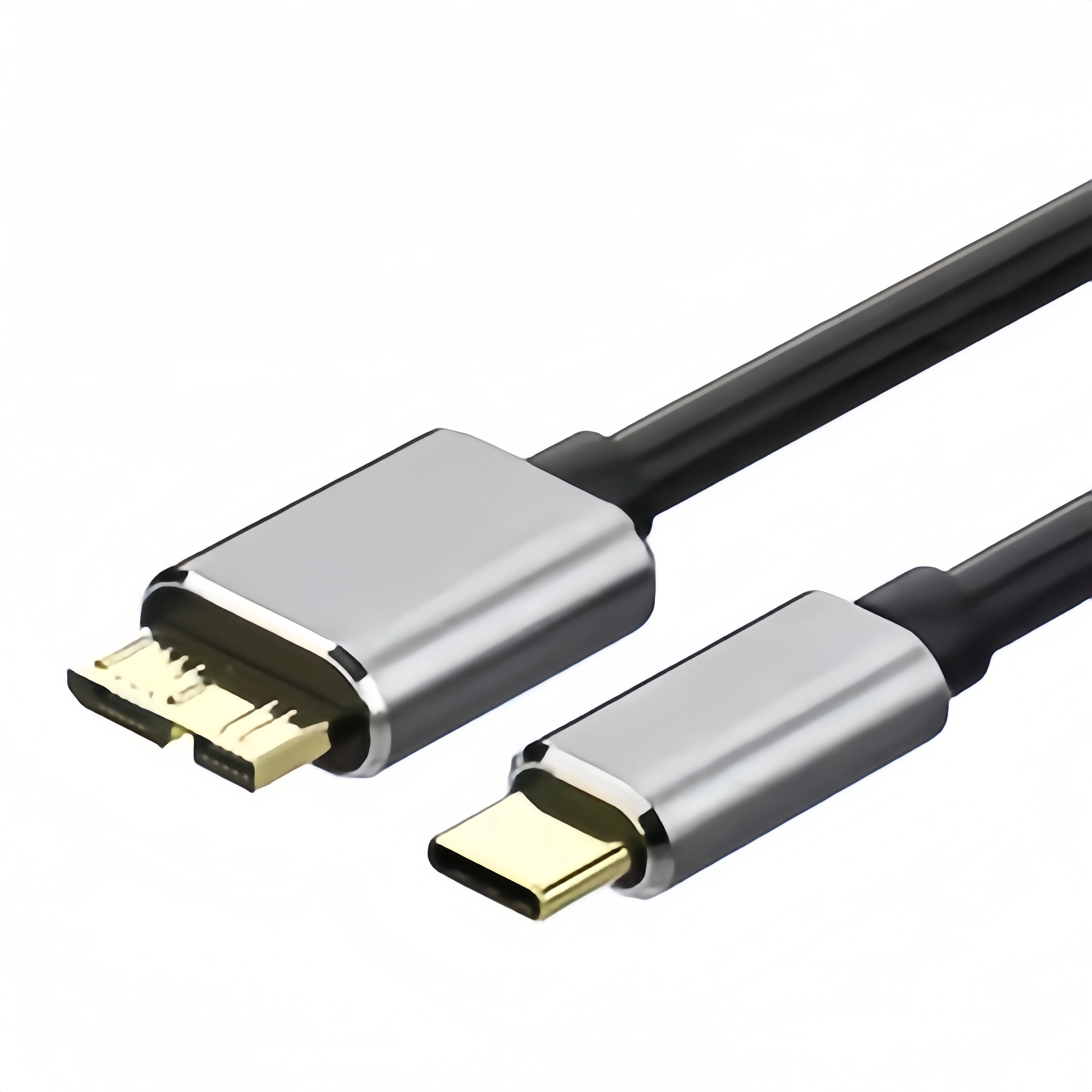 Cavo da USB C a Micro B 3.0 (5 Gbps), tipo C maschio a Micro B femmina, per disco rigido esterno/SSD (Toshiba,WD,Seagate),MacBook, laptop