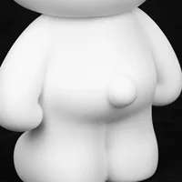 Piggy Bank for Adults Rabbit DIY Ornaments Decorations The Home Mini Bunny Figurines Ceramic Cow Birthday White Outdoor Child 2