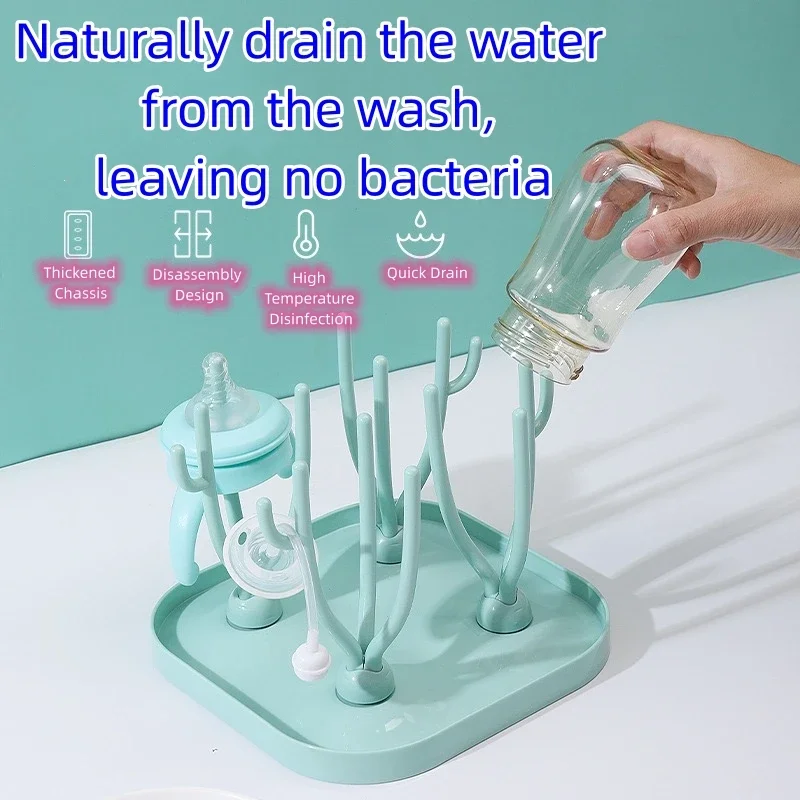 Bottle Drying Rack Tree Branch Design Allows Multiple Items to Be Hung and Air-dried Simultaneously