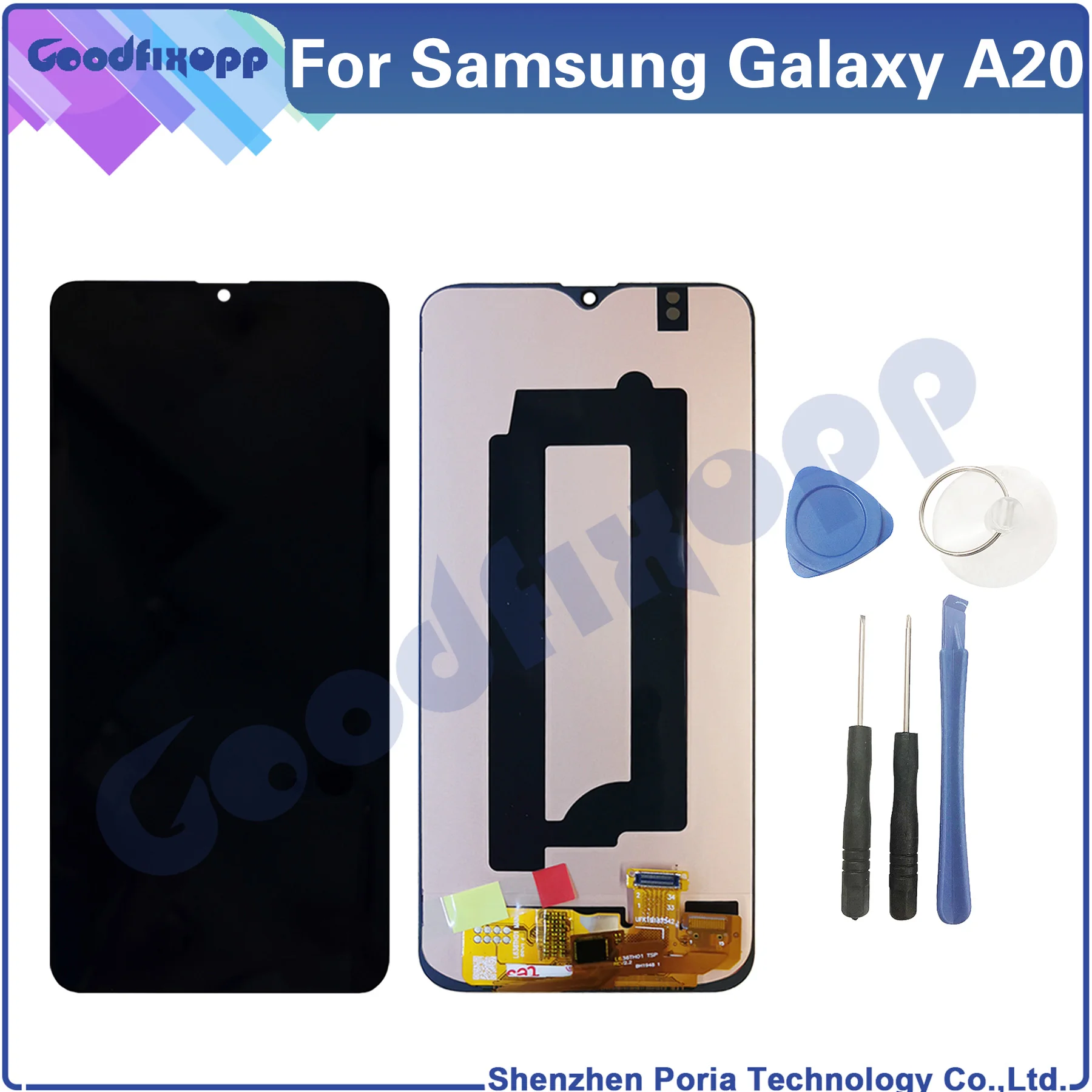 

For Samsung Galaxy A20 A205 A205F A205G A205W A205U A205S LCD Display Touch Screen Digitizer Assembly Repair Parts Replacement