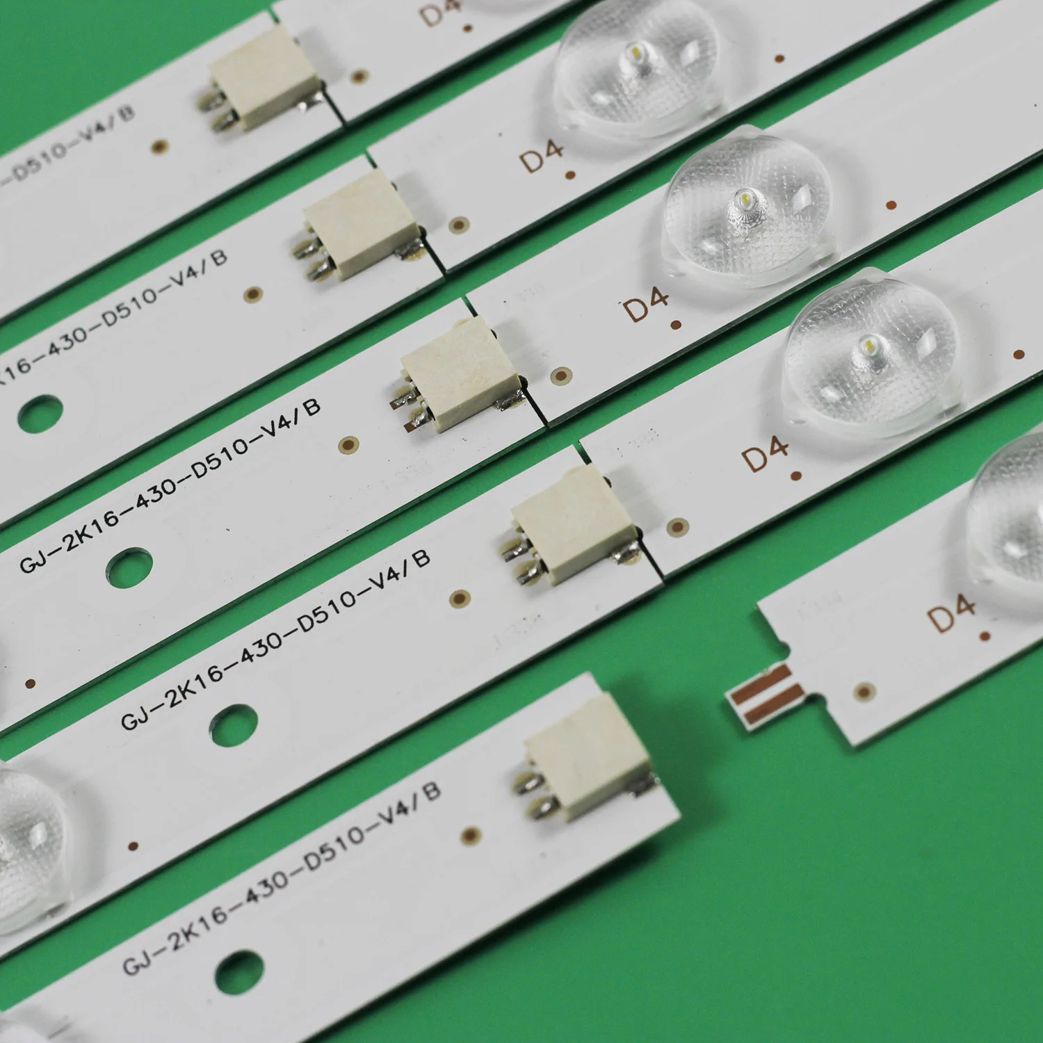 Barra de Leds Led Backlight para Aoc 43 10 Polegada Haier Tela Lb-pf3528-gjd2p5c435x10-b 43ch6000 Tpt430h3 Lb43101 V0_01 - Imagem 4