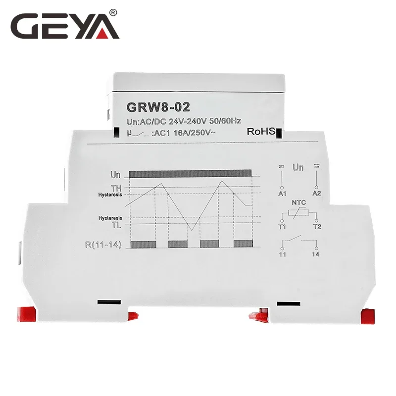GEYA GRW8-01/02 Din  µ ͸  16A    AC/DC24-240V  