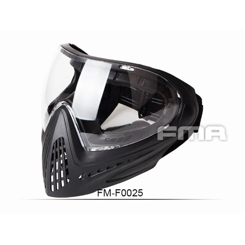 FMA F1 full face mask single layer paintball safety protective mask anti-fog goggle outdoor tactical airsoft equip paintball safety mask