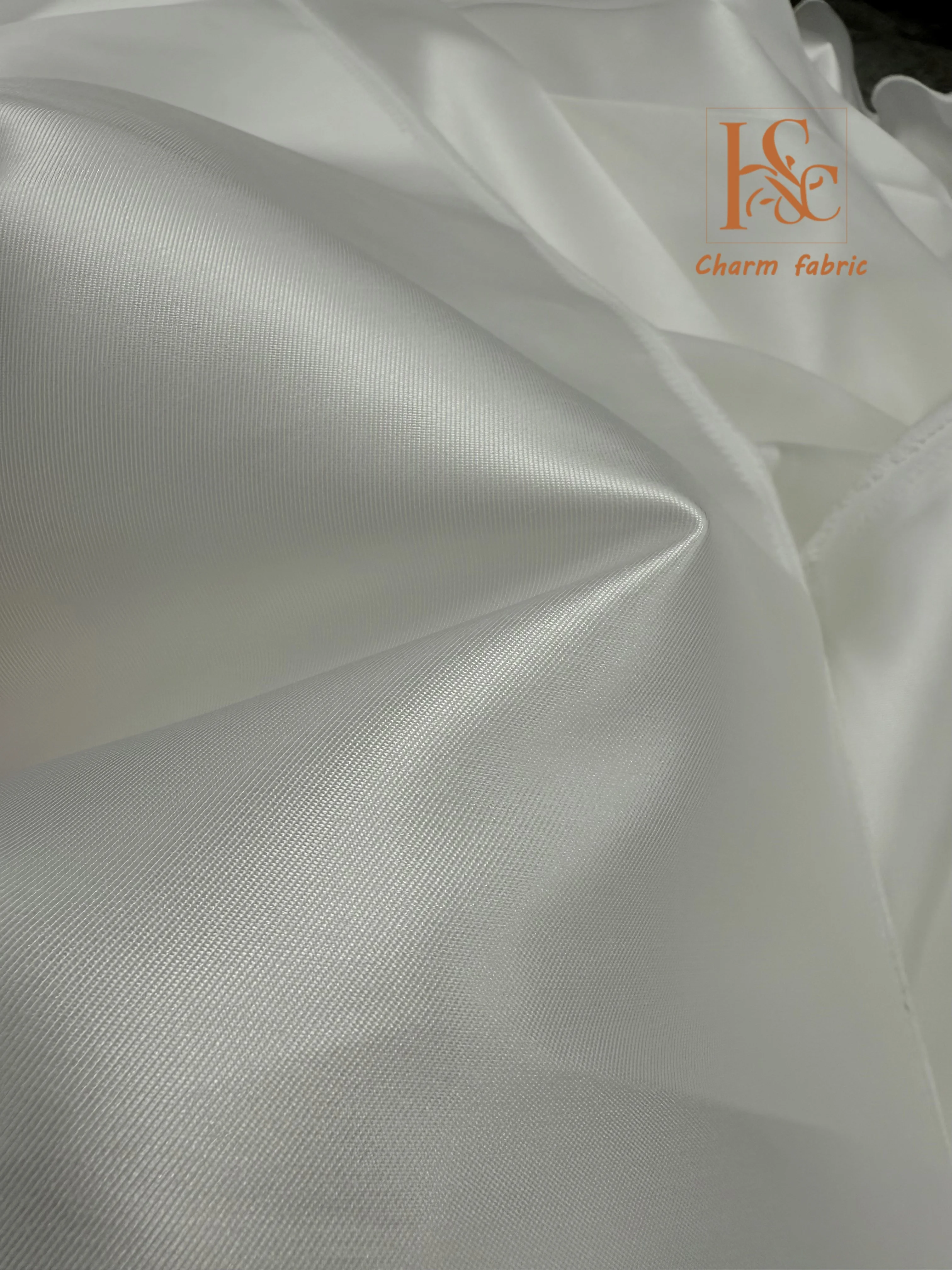 미카도 원단 고급 맞춤 드레스 새틴 코스 수제 DIY 원단 마이크로 하드 크리스프 솔리드 컬러