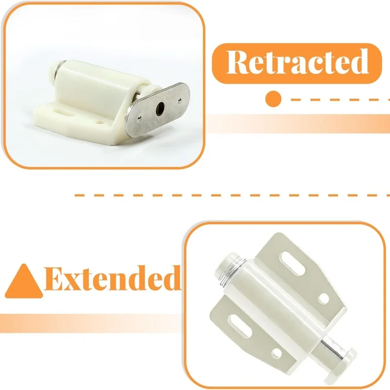 10Pcs Push to Open Magnetic Door Latches Cabinet Doors Push Catch Rebound Single Magnet Latches for Home Hardware Accessories