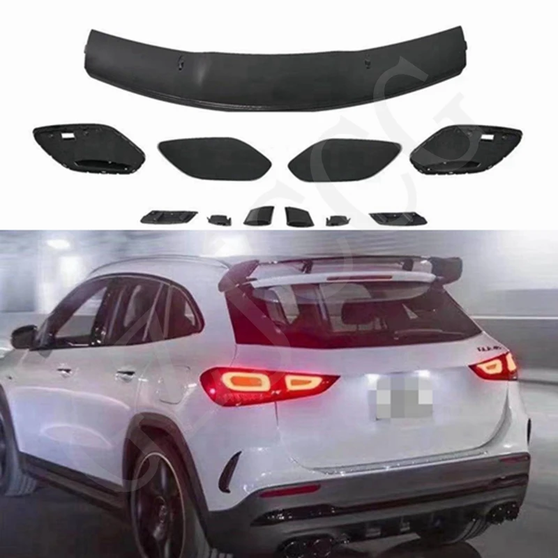 

For Mercedes-Benz GLA Class X157 GLA45 AMG GLA200 GLA220 GLA250 GLA260 2020+ Car Wing Spoilers Auto Accessories