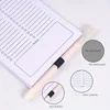 1pc Fridge Magnetic Shopping List Pad, White Magnetic Memo Pad, Fully Magnetic Grocery List Pad, 60 Sheets Per Pad-office 3