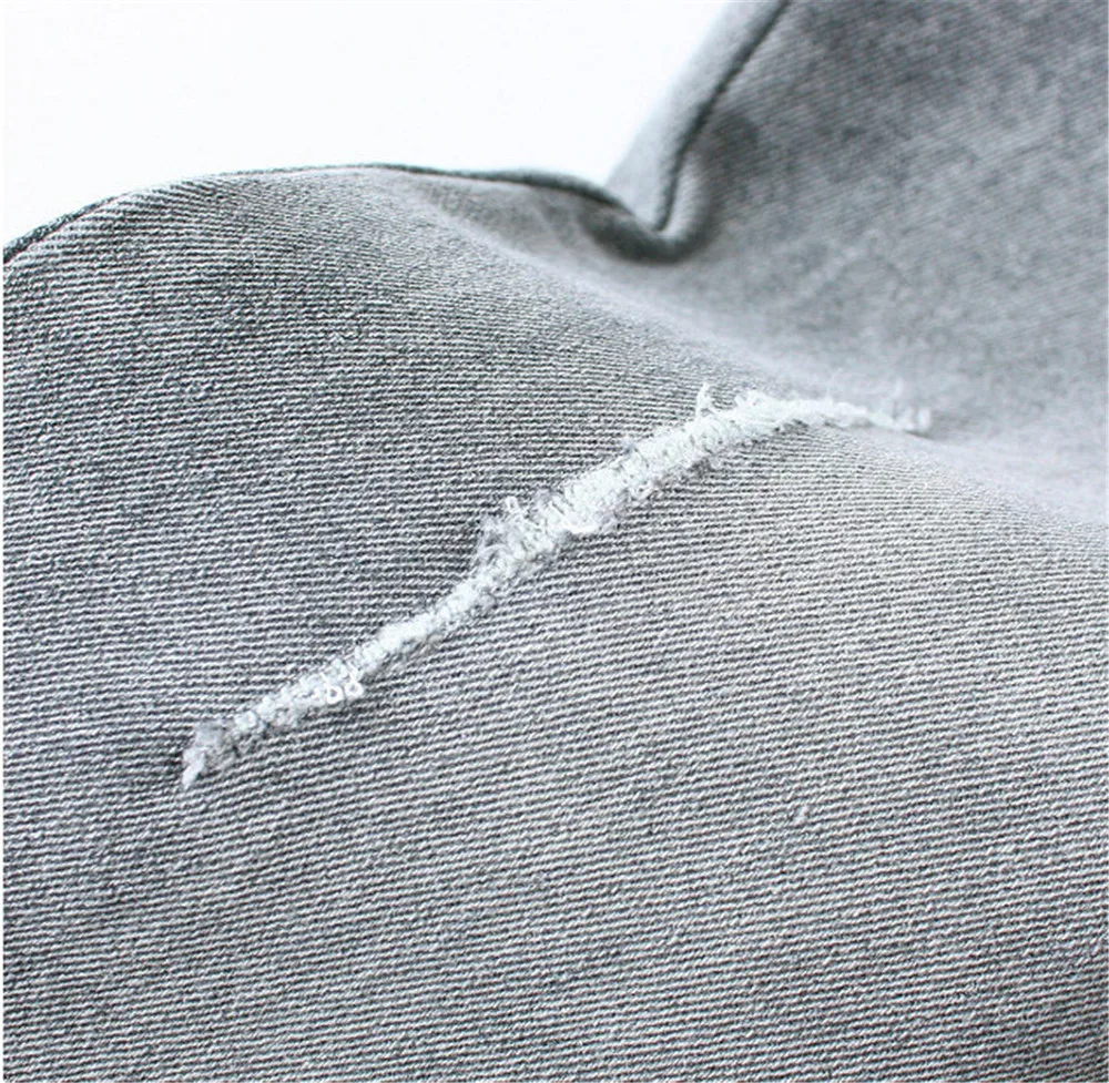 Plus Size Jeans für Frauen Stretchy Curvy Ripped Jeans übergroße Baggy 5x 6x 4x elastisch abgeschnitten Größe 26 28 30 – Detail 10