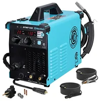 140A Welding Machine 120V 4-in-1 Flux Core Gasless MIG Welder Stick TIG Suitable 2-11lbs Coils Dual Panel Control CSA Certified 1