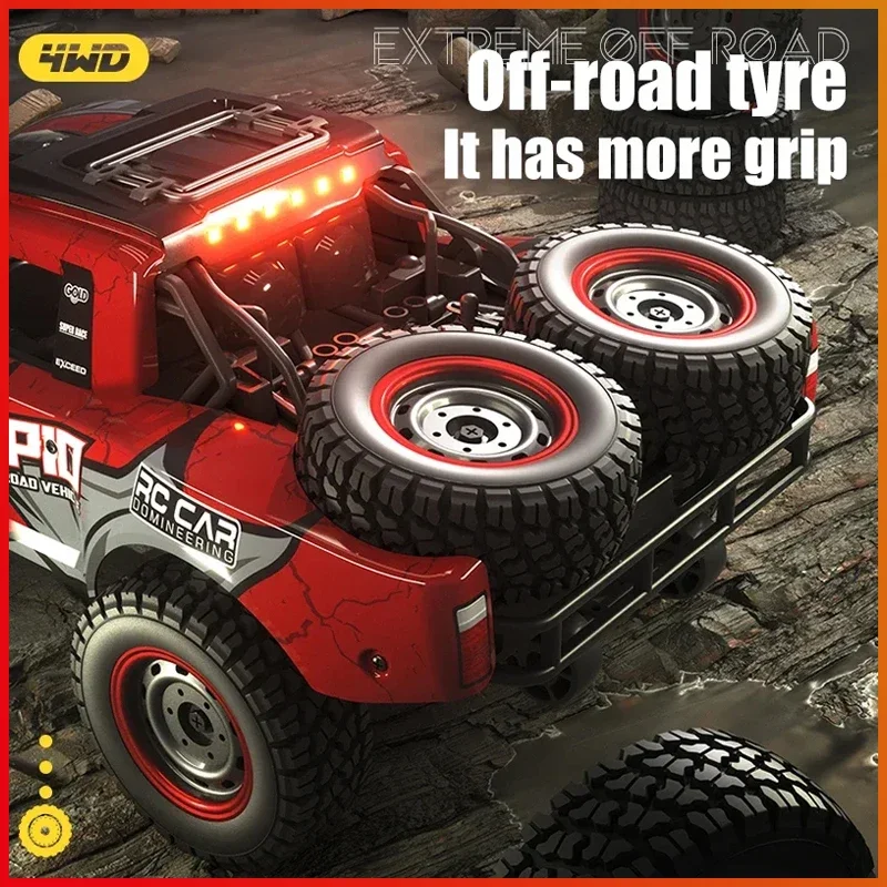 Rc Car Off Road 4x4 50km/h or 70km/h High Speed Brushless Motor Monster Truck 1/16 Desert/Snow Racing Drift Cars Toys for Boys 6