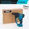 20V Brushless Electric Hammer 2in1 Cordless Rechargeable Electric Rotary Demolition Hammer Power Impact Drill For Makita Battery 1