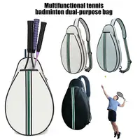 Tennis Bag Large Capacity Tennis Sling Backpack Waterproof Crossbody Racket Bag for Tennis Badminton Pickleball Rackets 1