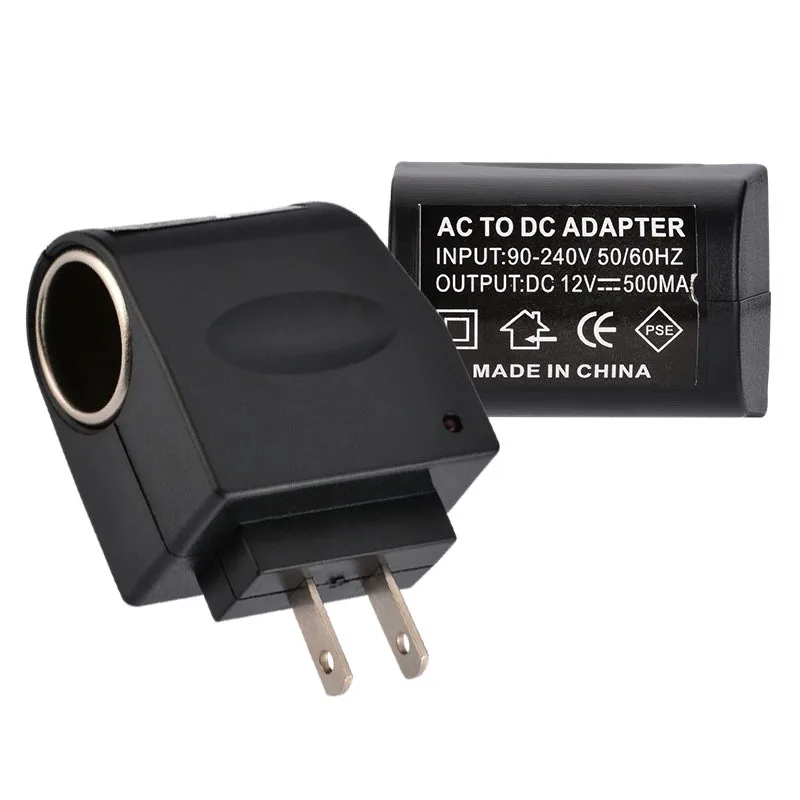 AC 220V to DC 12V Car Cigarette Lighter Charger Power Converter