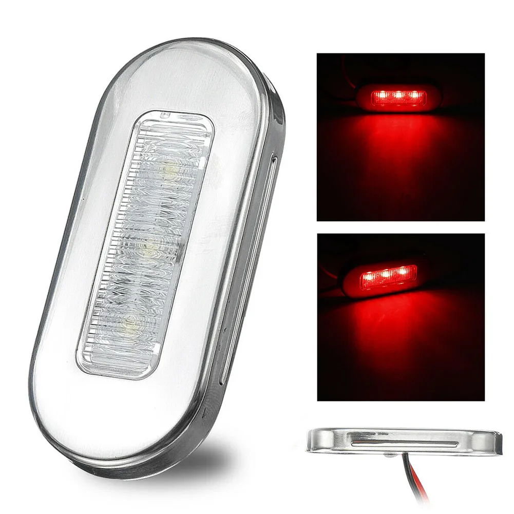 

Durable High Quality Hot Sales Marker Light With Chrome Mount Cabin Deck Lamp LED Courtesy Lamp Replacement Waterproof