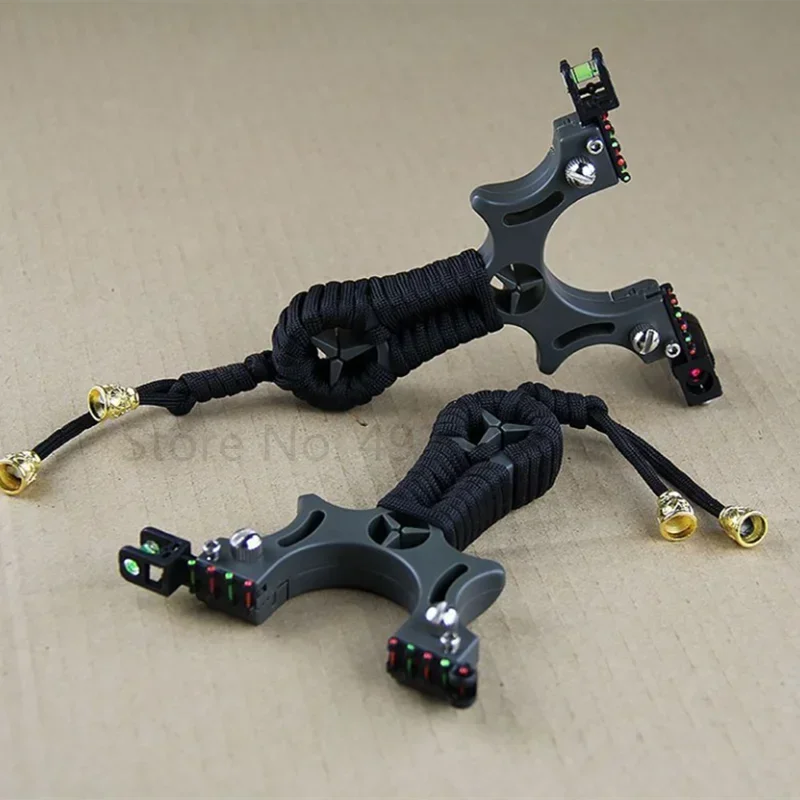 New High Quality Professional Shooting Resin Slingshot High Power Hunting Bow Outdoor Game Shooting Game Tool 5