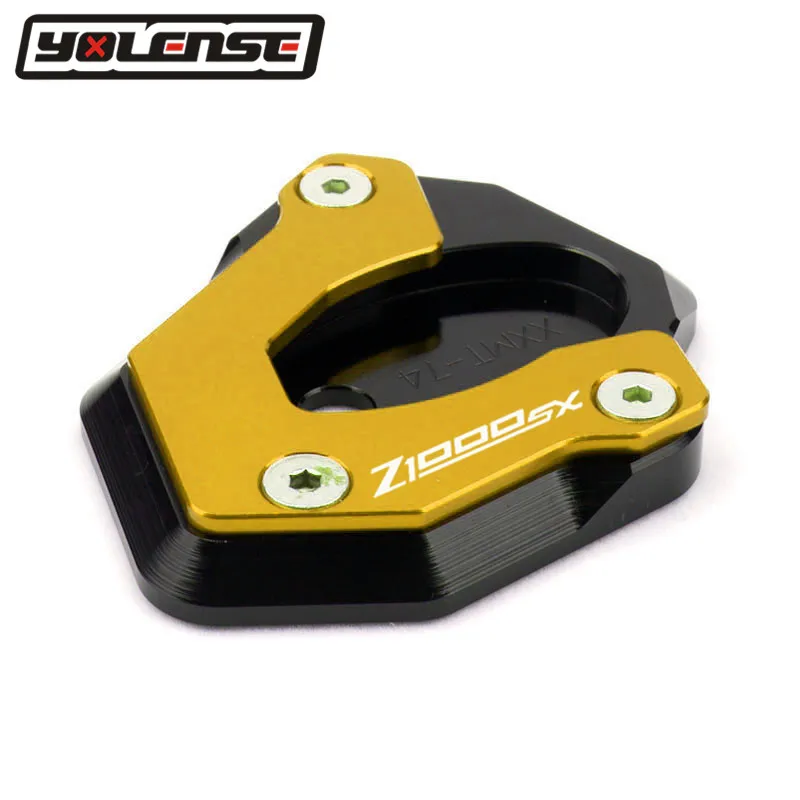 For KAWASAKI NINJA1000SX Z1000SX NINJA 1000SX Motorcycle CNC Kickstand Foot Side Stand Extension Pad Support Plate Enlarge Stand