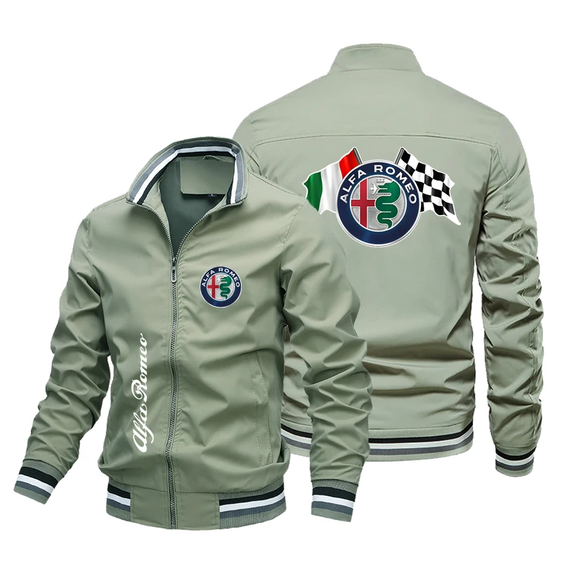 Alpha Car men's pilot jacket, classic jacket, thin jacket, baseball jacket, sports jacket, motorcycle and bicycle set