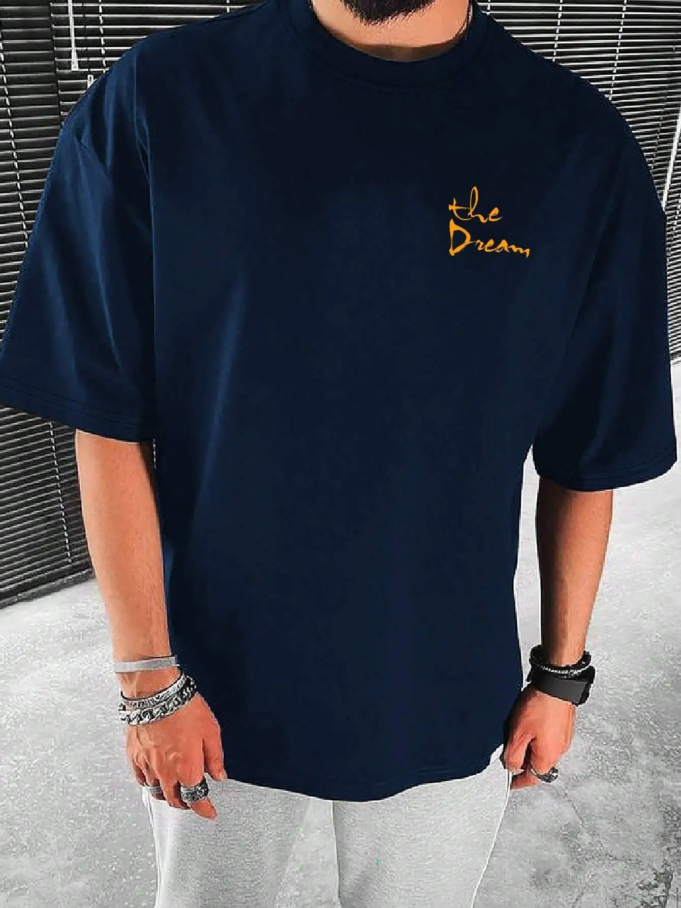 당신의 삶을 꿈꾸지 마세요 당신의 꿈을 살아보세요 남성 의류 패션 여름 티셔츠 streetwear 100% 코튼 루즈 탑 통기성 티