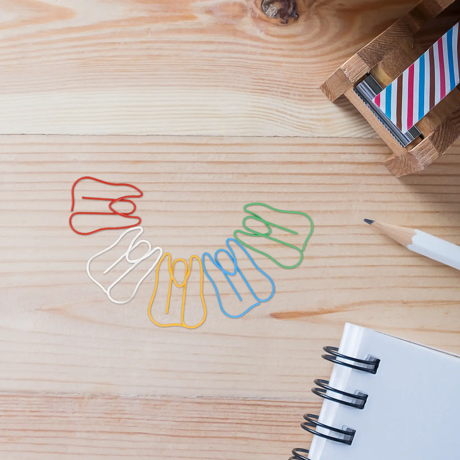 100개 종이 클립 다채로운 책갈피 귀여운 책갈피 바인더 모듬 장