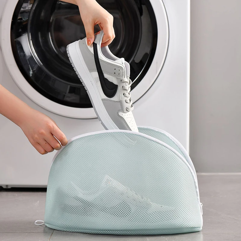 

Mesh Laundry Bags Shoes Storage Organizers Washing Machine Shoes Bag Anti-deformation Travel Shoes Storage Bag