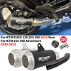 Slip On For KTM DUKE 125 250 390 Adventure 2020 2021 2022 Motorcycle Exhaust Escape Moto System Modify Muffler with DB Killer