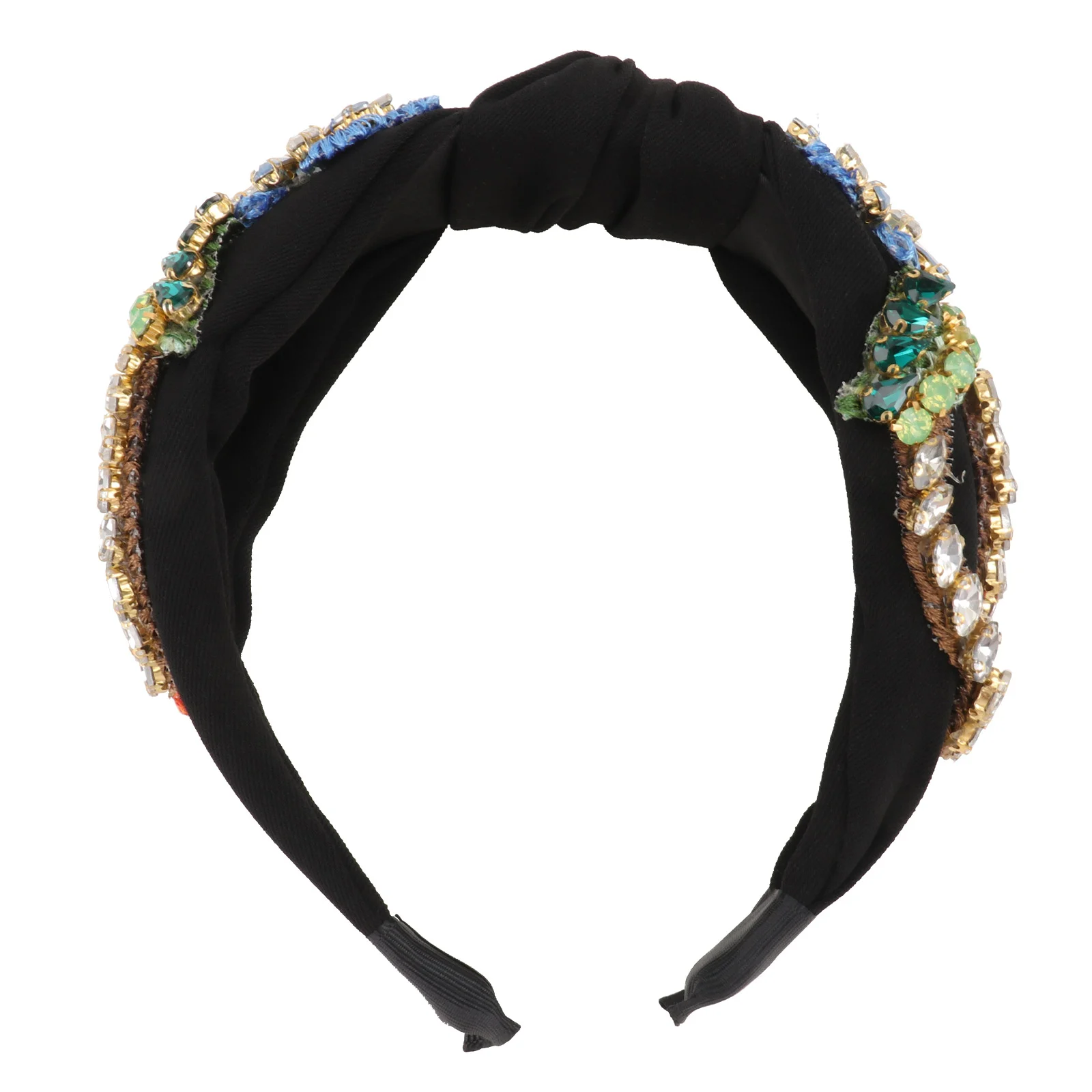 

Vintage Headband Girl Headdress Rhinestone Decor Wedding Hair Accessories Embroidery Hairband Rhinestones