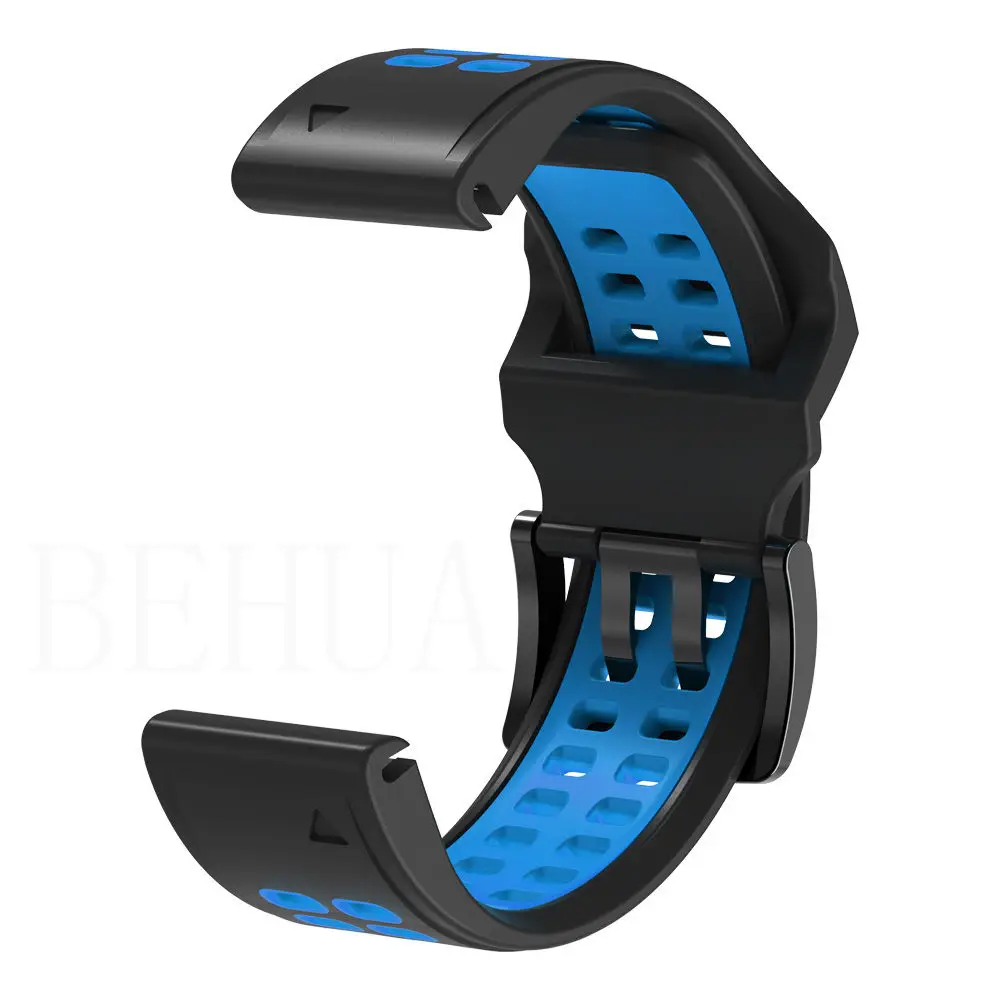 Enhanced Silicone Watch Band with Quick Release Mechanism
