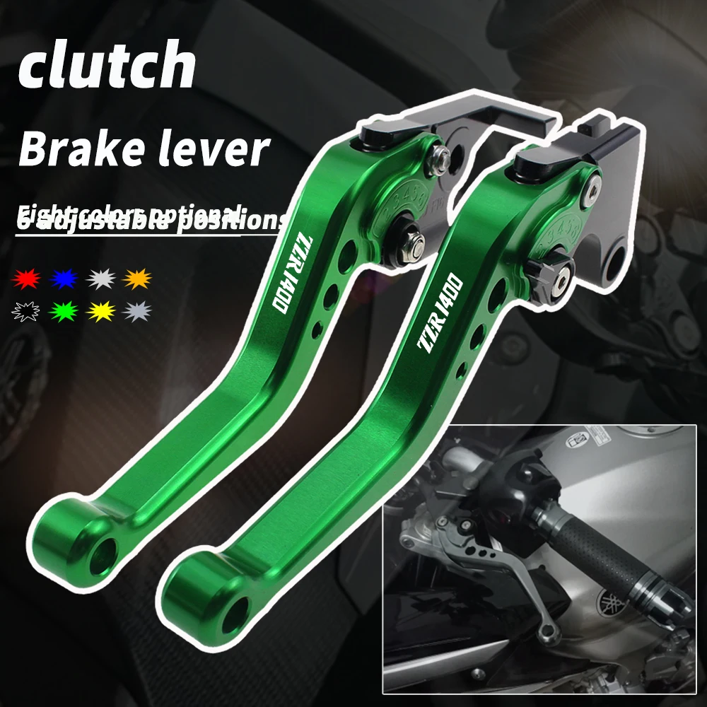

Для Kawasaki ZZR 1400 ZZR1400 2006-2016 CNC Регулируемые рычаги рычага длинные/короткие рычаги тормозной муфты