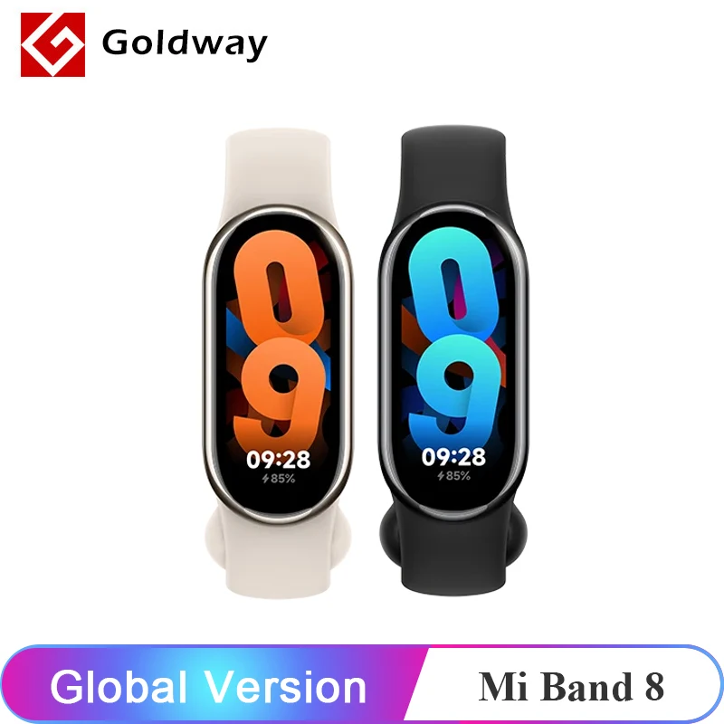 

Global Version Xiaomi Mi Band 8 Heart Rate Blood Oxygen Monitoring 1.62" AMOLED Touch Display 150+ Fitness Modes 190mAh Battery