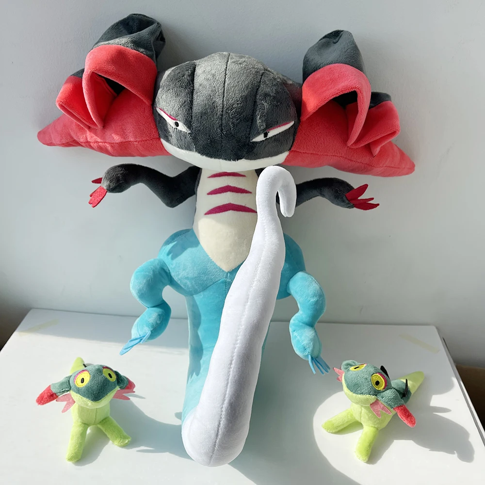 48cm Pekemon Dragapult Plush Toy Stuffed Doll Dreepy Drakloak Evolution Dragon Figure Children's Day Gifts