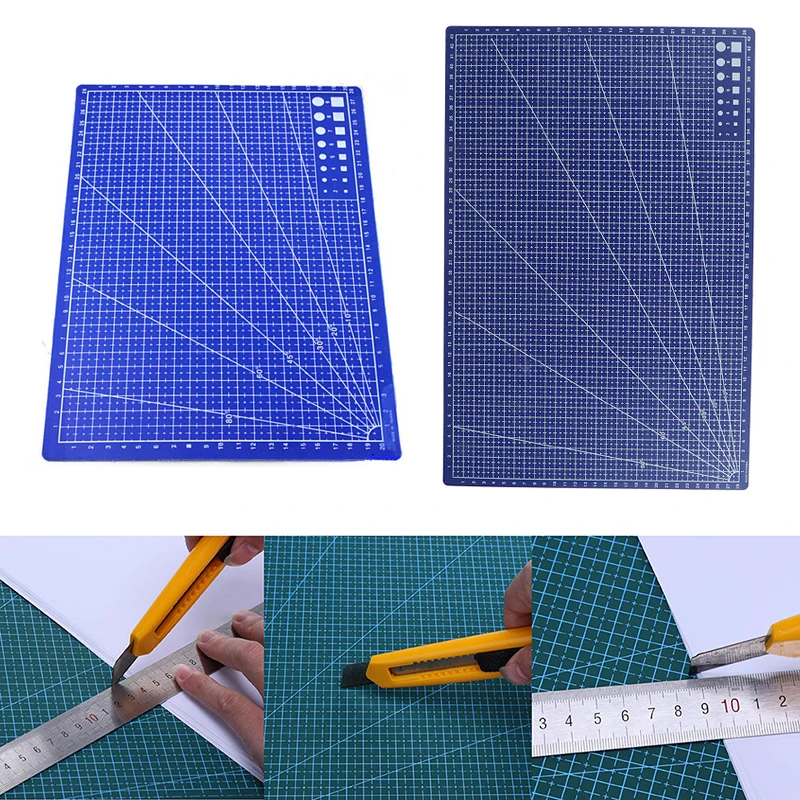 Cutting Board Non-slip Plastic Gridded Cutting Board Scentless Versatile  Gridded Cutting Mat For Fabric Cutting Mat - Cutting Mats - AliExpress