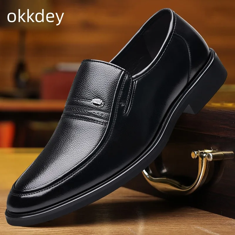 

Мужские классические туфли, повседневные деловые туфли для мужчин, кожаные модные уличные элегантные туфли на плоской подошве, роскошные мужские туфли, новая весенне-летняя обувь