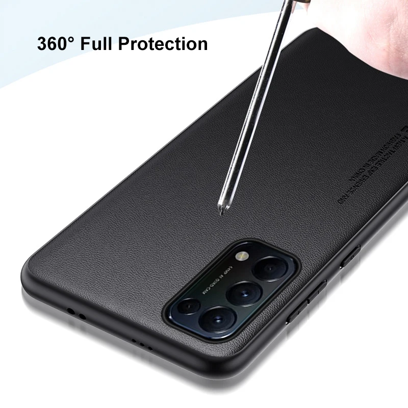 Luxury PU Leather Phone Case with Silicone Shockproof Protection