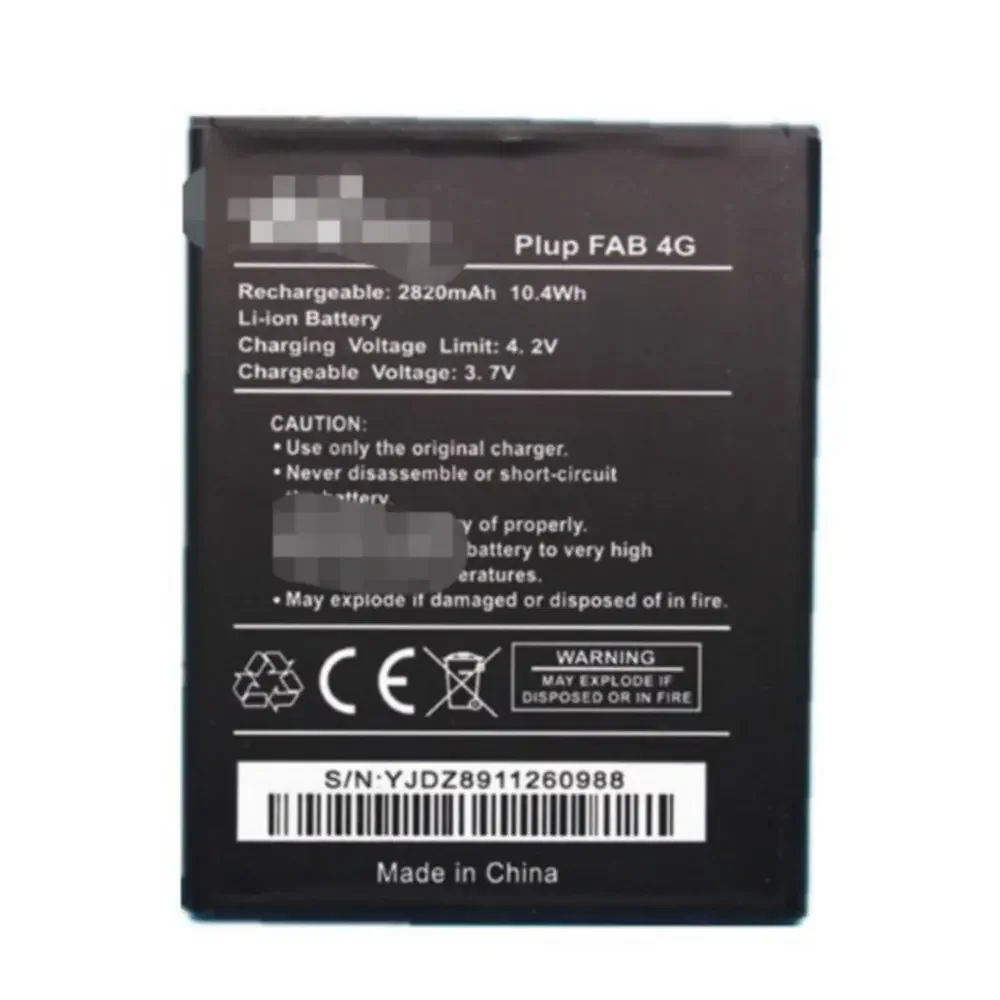 Batteria Da 2820Mah Pulp Fab 4G Per Batterie Per Telefoni Cellulari Wiko Pulp Fab 4G + Tracciamento Del Numero