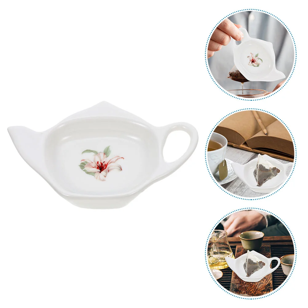 Tea Set Tea Bag Holder Tea Bag Coasters Ceramic Saucers Spoon Rests Seasoning Dish Snack Bowl Storage Rack